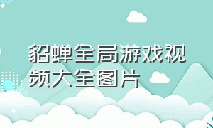 貂蝉全局游戏视频大全图片