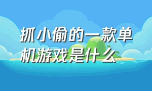 抓小偷的一款单机游戏是什么