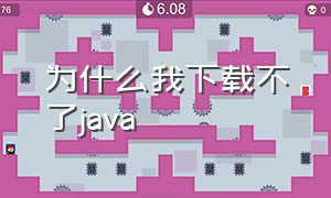 为什么我下载不了java