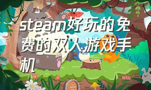 steam好玩的免费的双人游戏手机