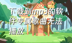 下载到mp3的软件专属歌曲无法播放